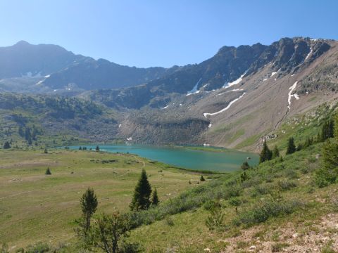 Přes Ann's lake k Texas creek