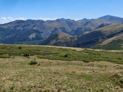 Přes planinu Snow Mesa do Lake City