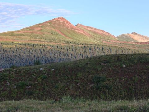 Z Silvertonu na Rolling Mountain Pass