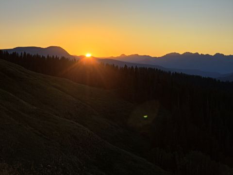 Poslední den ve výškách u Taylor lake